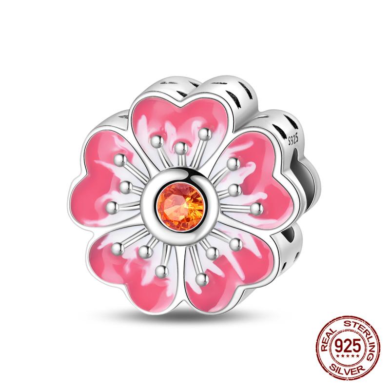 New 925 Silver Pumpkin Car Princess & Cactus Charms Fit 925 Bracelet Jewelry Making For Women Gift
