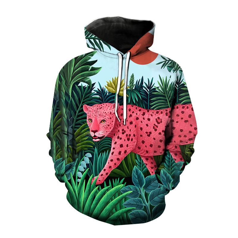 Толстовки с изображением животных, леопарда, тигра, зебры, 3D-принта, женская уличная одежда с капюшоном, свободные свитера, толстовки с капюшоном, детские топы, одежда