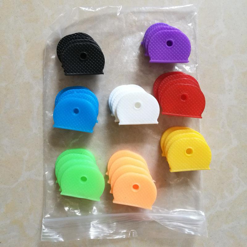 Яркие цвета, полые силиконовые чехлы для ключей, Топпер, брелок для ключей, брелок для ключей от автомобиля, чехол для ключей от дома