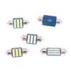 6 шт. Светодиодные лампы C5W Canbus Festoon LED Для освещения салона, купола, багажника, номерного знака автомобиля 12В 300Лм 6500K Белый