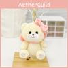 Charming Plush Animal Backpack Pendant Soft And Colorful Keychain For Girls
