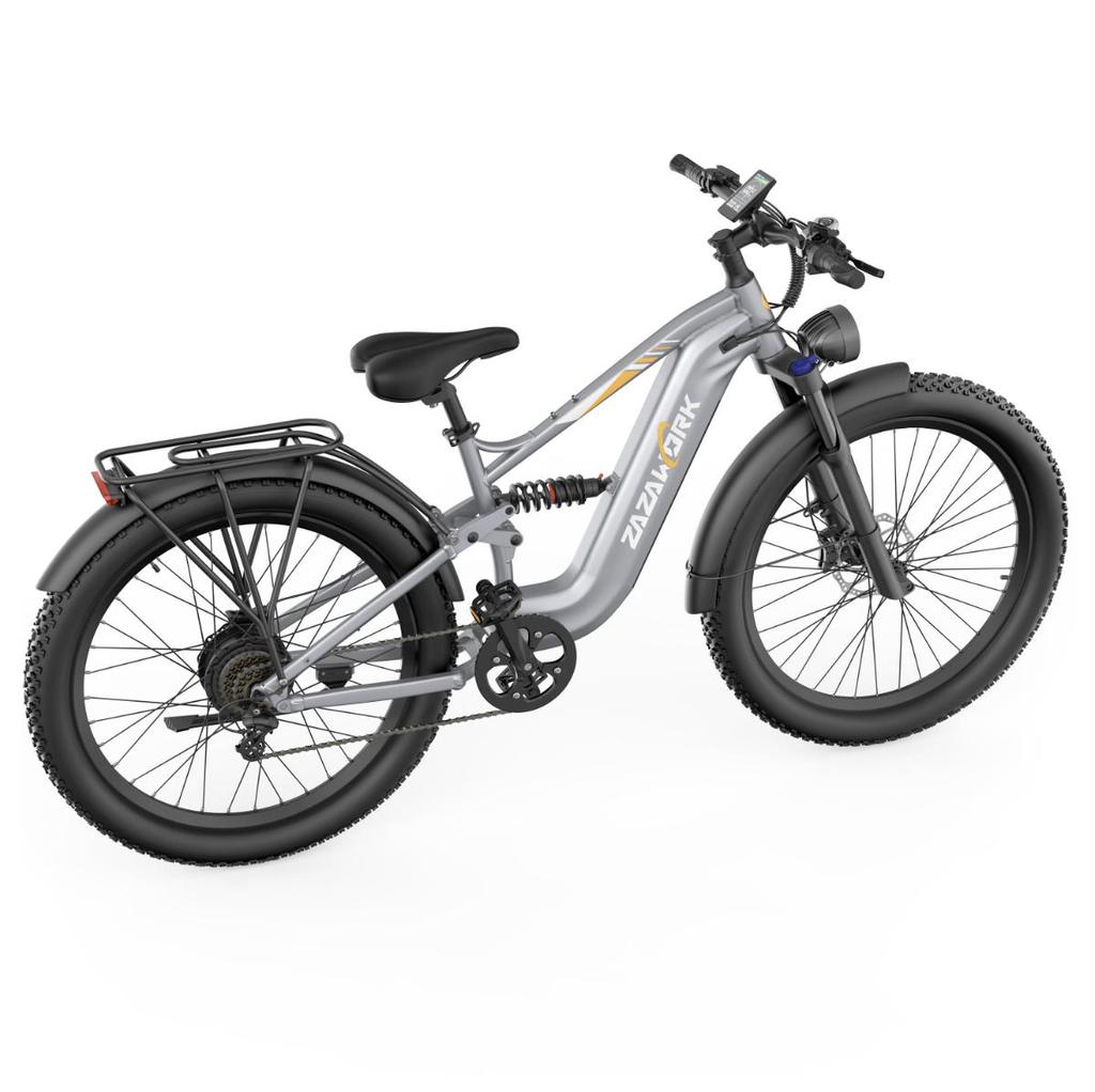 ZAZAWORK CF500 City e-bike 1000W motor 48V 20Ah battery 27.5 x 3-inch tires hydraulic brakes maximum load capacity 150 kg.