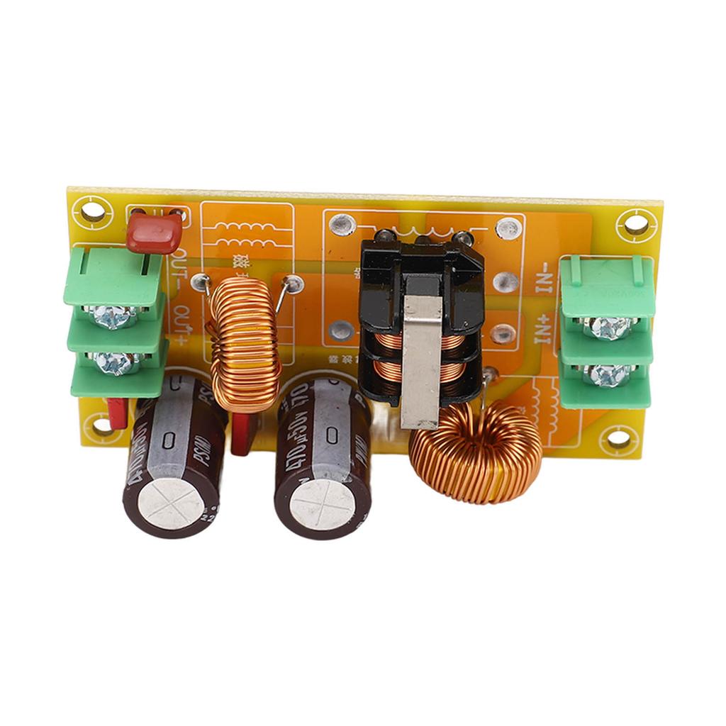 Фильтр питания DC EMI 2A Низкочастотный Пассивный 3-ступенчатый Фильтрация LC Фильтр Плата для Автомобиля Мотоцикла