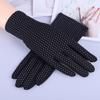 Women Driving Dot Thin Sun Protection Short Gloves  Gloves