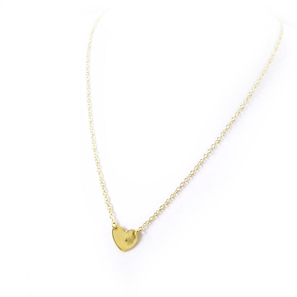 Les Trésors De Lily [G9410] - Позолоченное колье «Любовь» - 13x10 мм