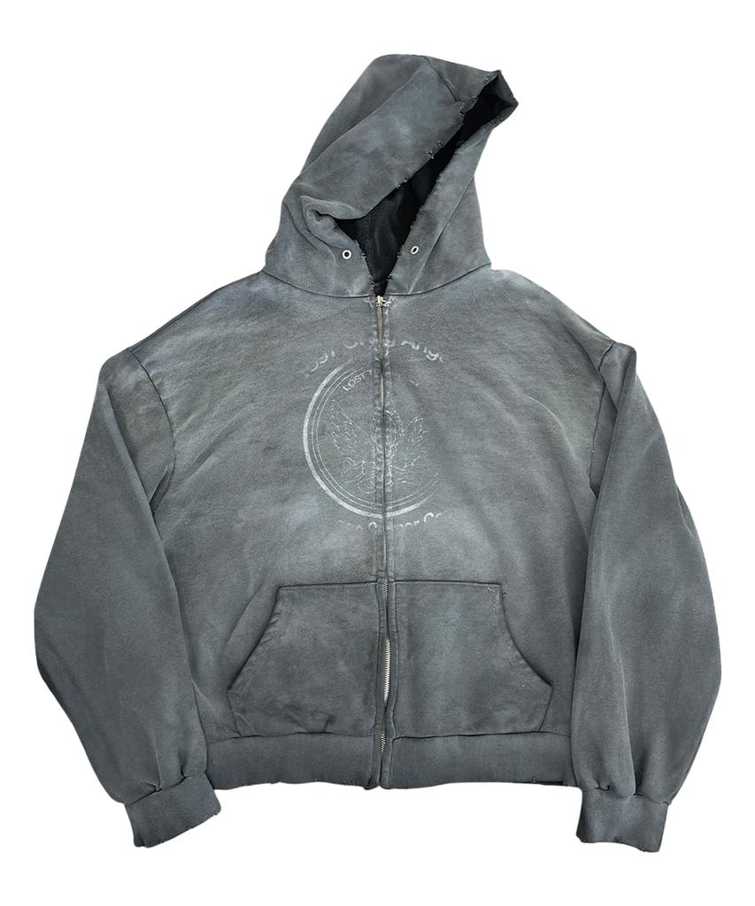 Losttownsupply Angel Hoodie Zip-Up