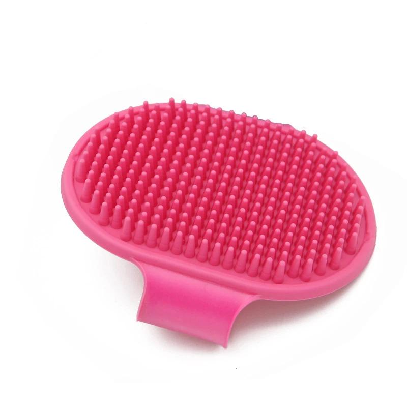 Pet Bathing Brush Cat Massage Brush Comb Rubber Glove Haircut Massage Brush Pet Clean Cleaning Products