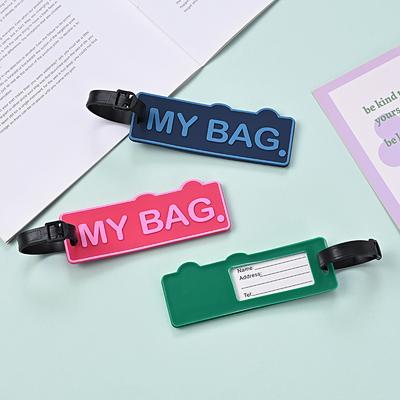 1 шт. женский мужской милый багажный тег держатель для идентификации багажа дорожные аксессуары портативная бирка для чемодана посадочные бирки