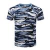 Camouflage T-shirt Camouflage Fishing Clothing Outdoor Sports T-shirts Breathable Comfortable Polyester Fiber Short Sleeve