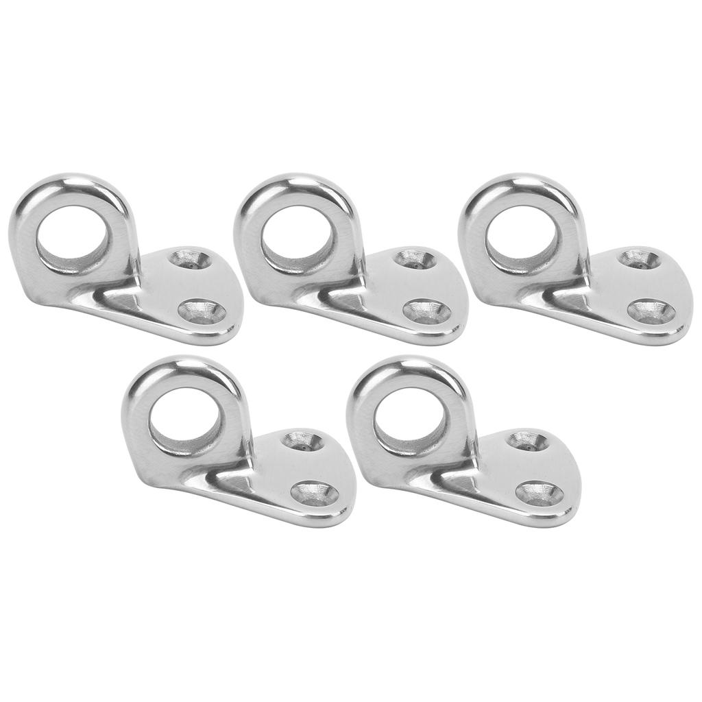 5PCS 316 Stainless Steel Mirror Polished Heavy Duty Coat Hook Hardware Accessories