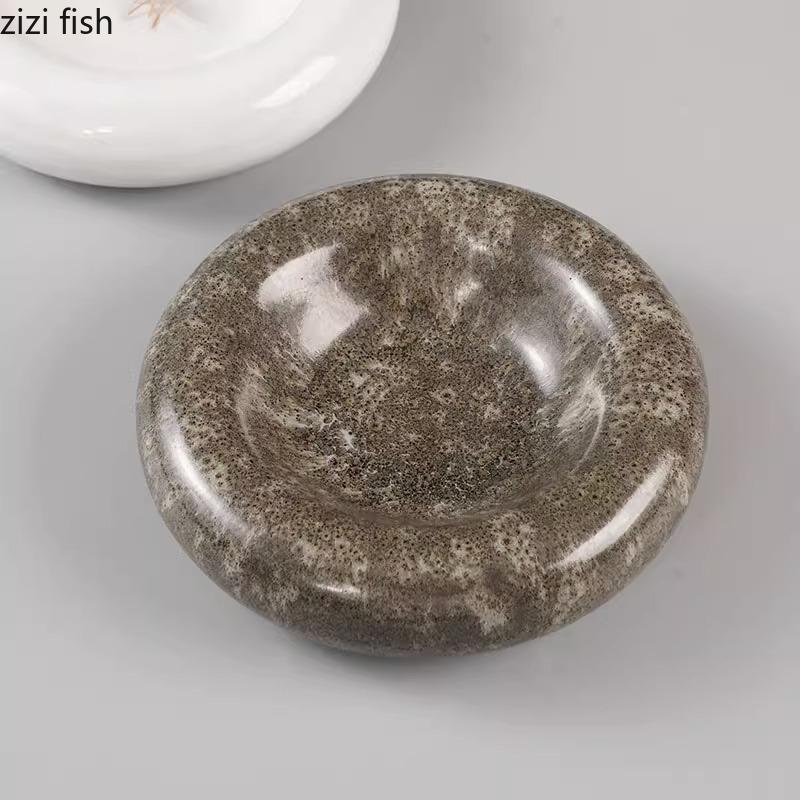 Креативная двухслойная керамическая обеденная тарелка, теплоизоляционная тарелка, толстая суповая тарелка, суши, десертные тарелки, специальная ресторанная посуда