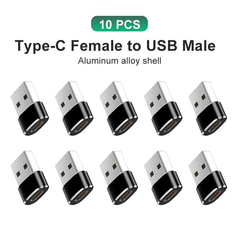 Адаптер USB C Тип C на Micro на Mini USB на USB A Мужской конвертеры для Xiaomi Samsung для Lightning Женский зарядный кабель для передачи данных