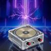 Мини-катушка Теслы Музыкальная шкатулка Bluetooth/AUX Двойной режим Искусственная молния Сенсорный аудиовход Bluetooth Научные эксперименты