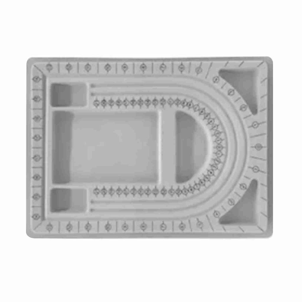 Bead Measuring Board Small Portable Bead Design Tray for DIY Jewelry Bracelet Necklace Making