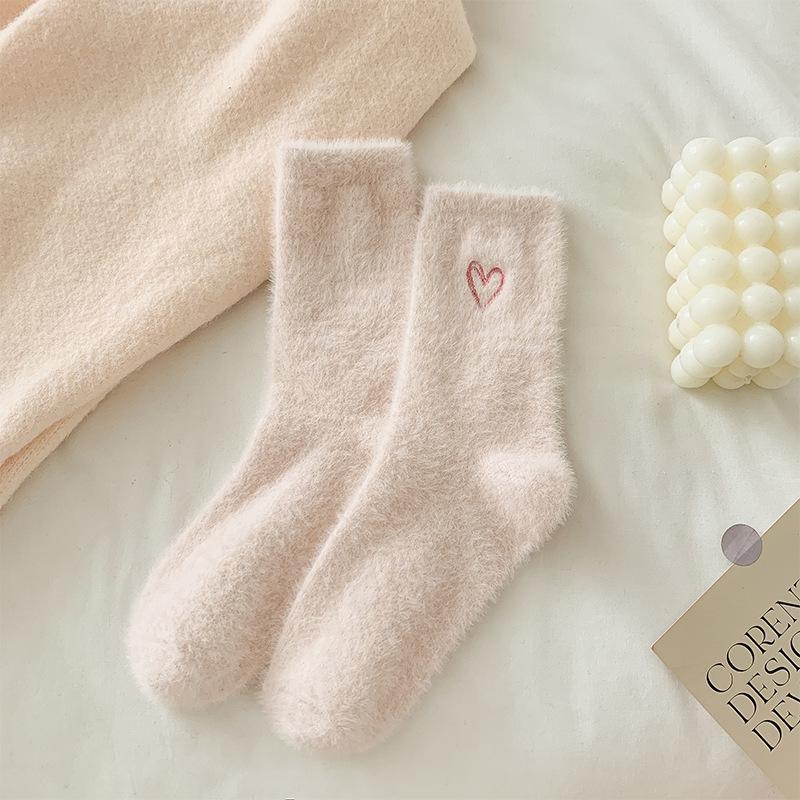 Fuzzy Socks for Women Fluffy Warm Slipper Winter Cozy Socks for Home Sleeping