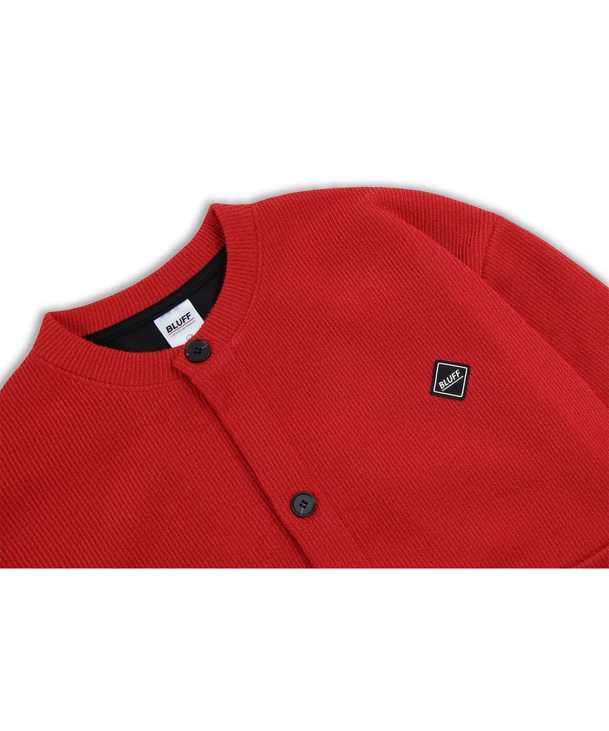 Флисовый кардиган Bluff Knit [Красный]