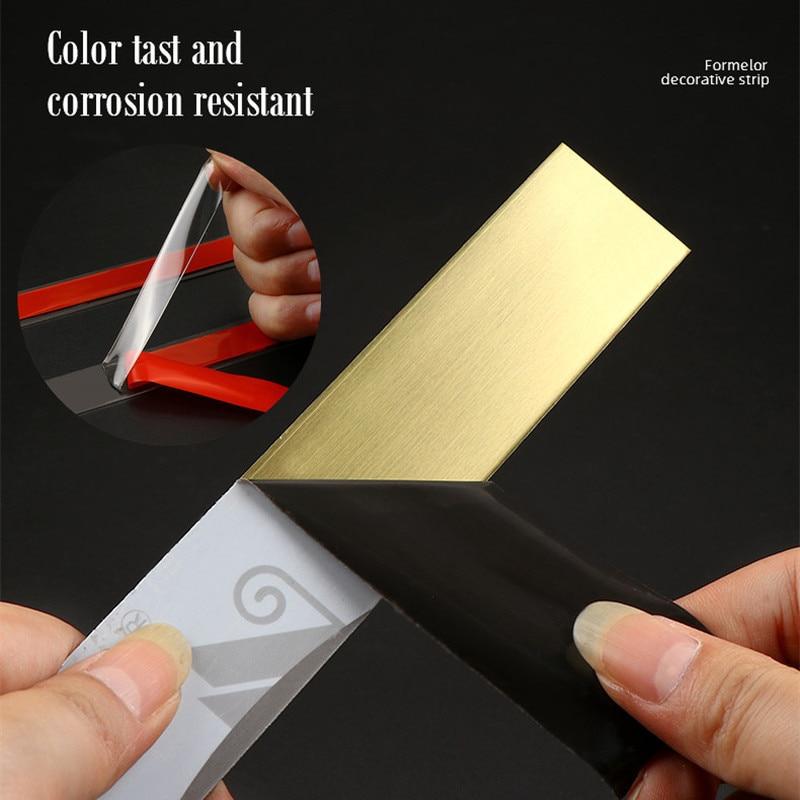 3 метра из нержавеющей стали, плоские декоративные линии, самоклеящаяся зеркальная наклейка на стену, фон для гостиной, настенная, потолочная, кромочная полоса
