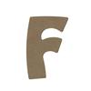 MDF Wooden Capital Letter F To Decorate - 8 Cm