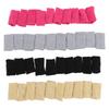 40Pcs Finger Sleeves Elastic Nylon Sports Joint Protector for Basketball Volleyball Black Gray Pink Beige