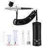German Portable Rechargeable Airbrush Spray Gun for Model Coloring, Nail Art, and Hydration