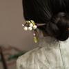 Ancient Lily of the Valley Tassel Hanfu Hairpin - Elegant Updo Hair Accessory
