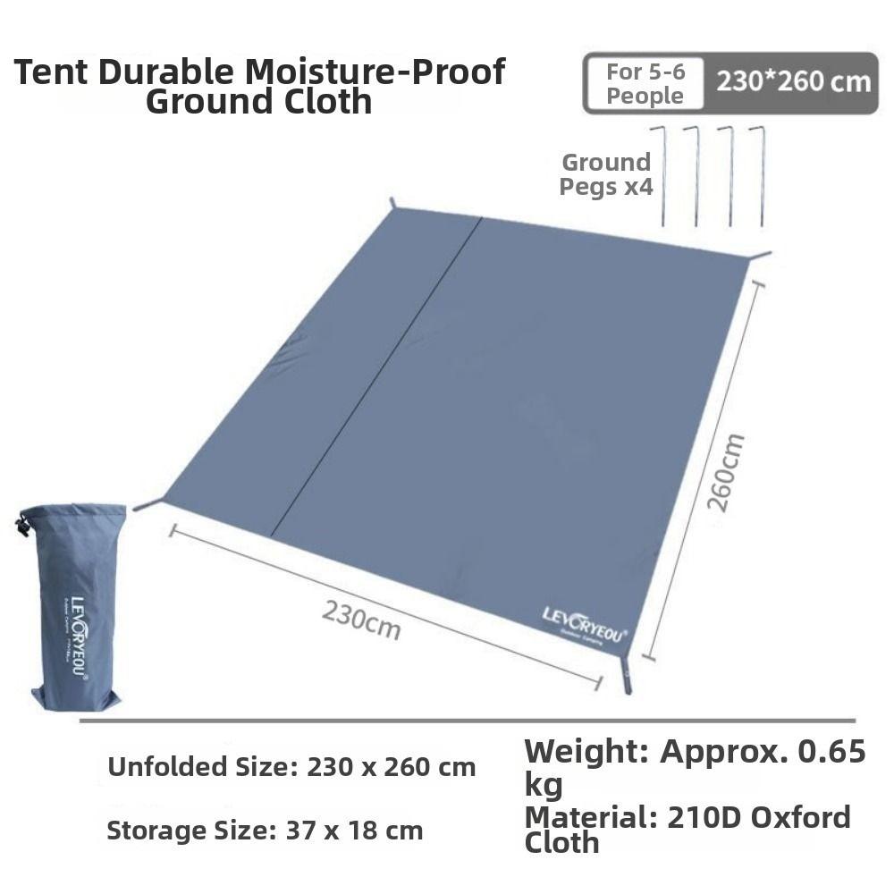 Износостойкий Водонепроницаемый Тент для Пола Палатки Утолщенная Ткань Оксфорд Пляжный Тент