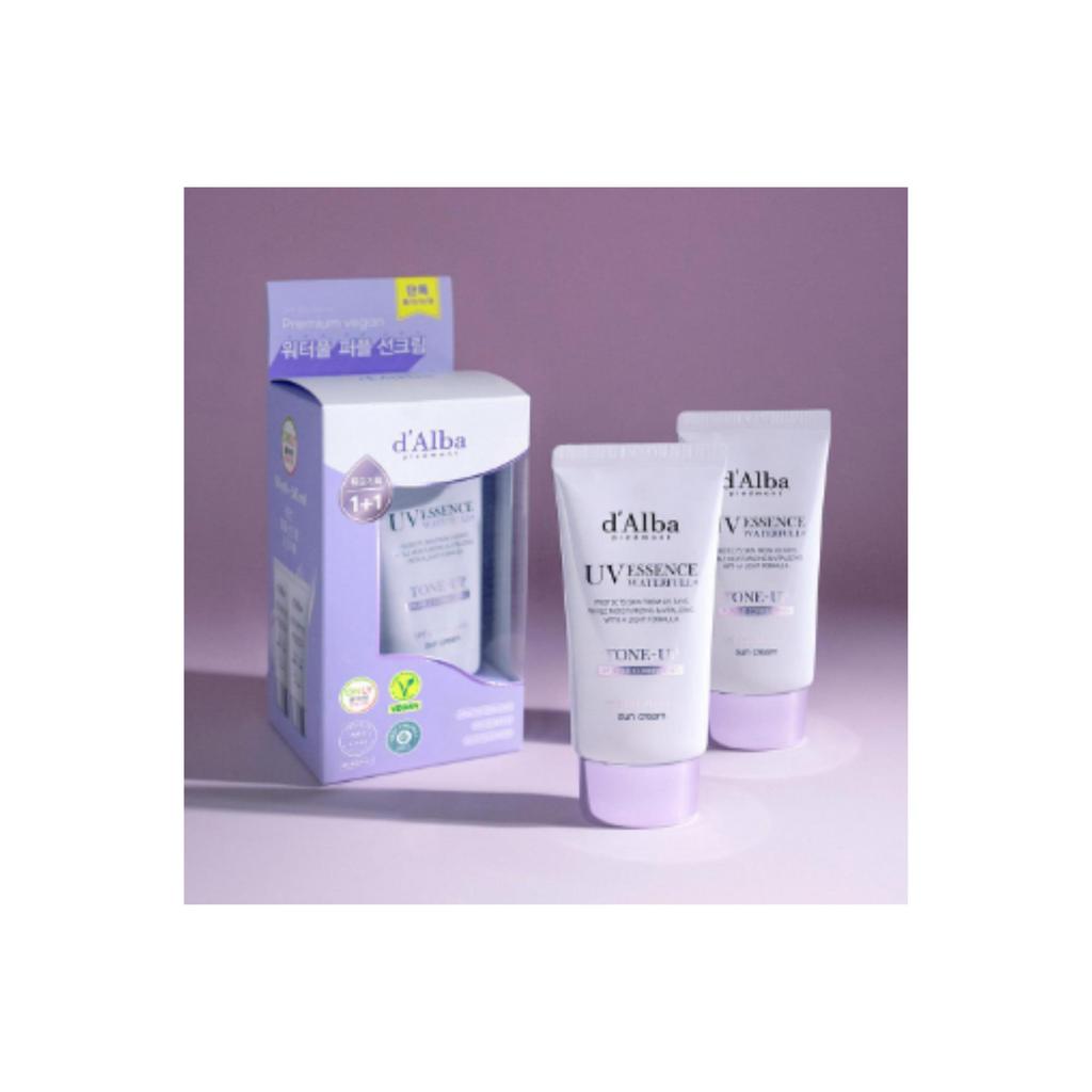 Запланирован дуэт солнцезащитных кремов Dalba Waterful Purple Tone-Up (50 мл + 50 мл)