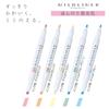 Zebra Mildliner Highlighter 5 Subtle Fluorescent Pens, Colors, WKT7-5C-N
