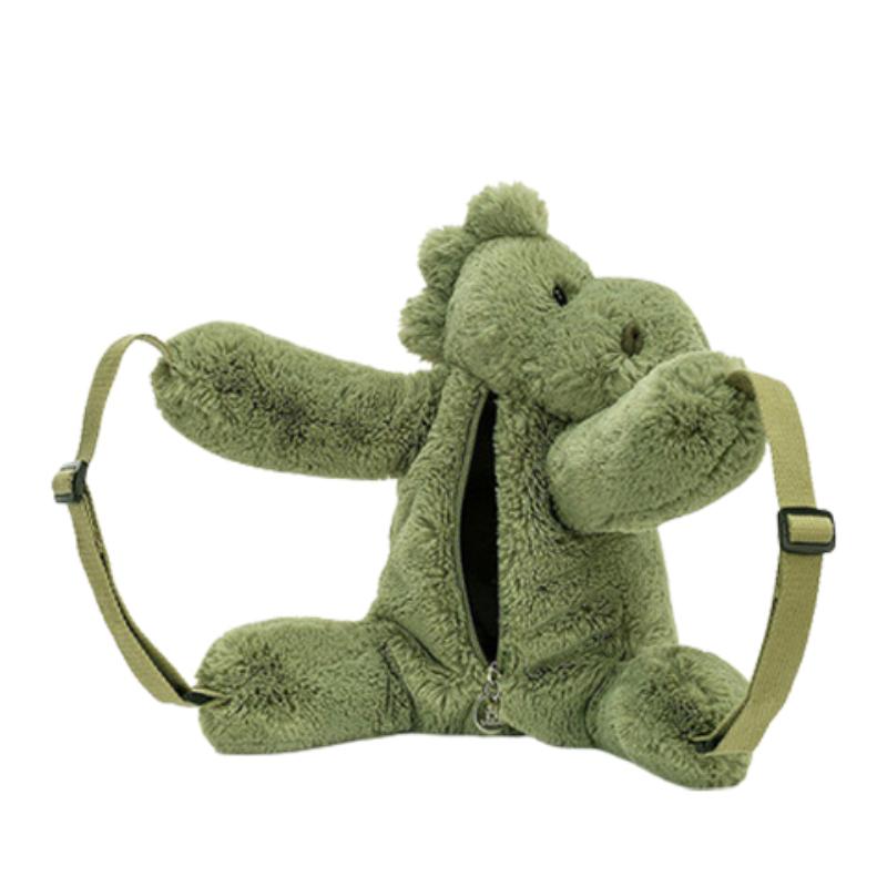 Jellycat Серия Динозавры Животное Хагди Рюкзак Спутник Кукла Плюшевая Кукла Высота 28 см