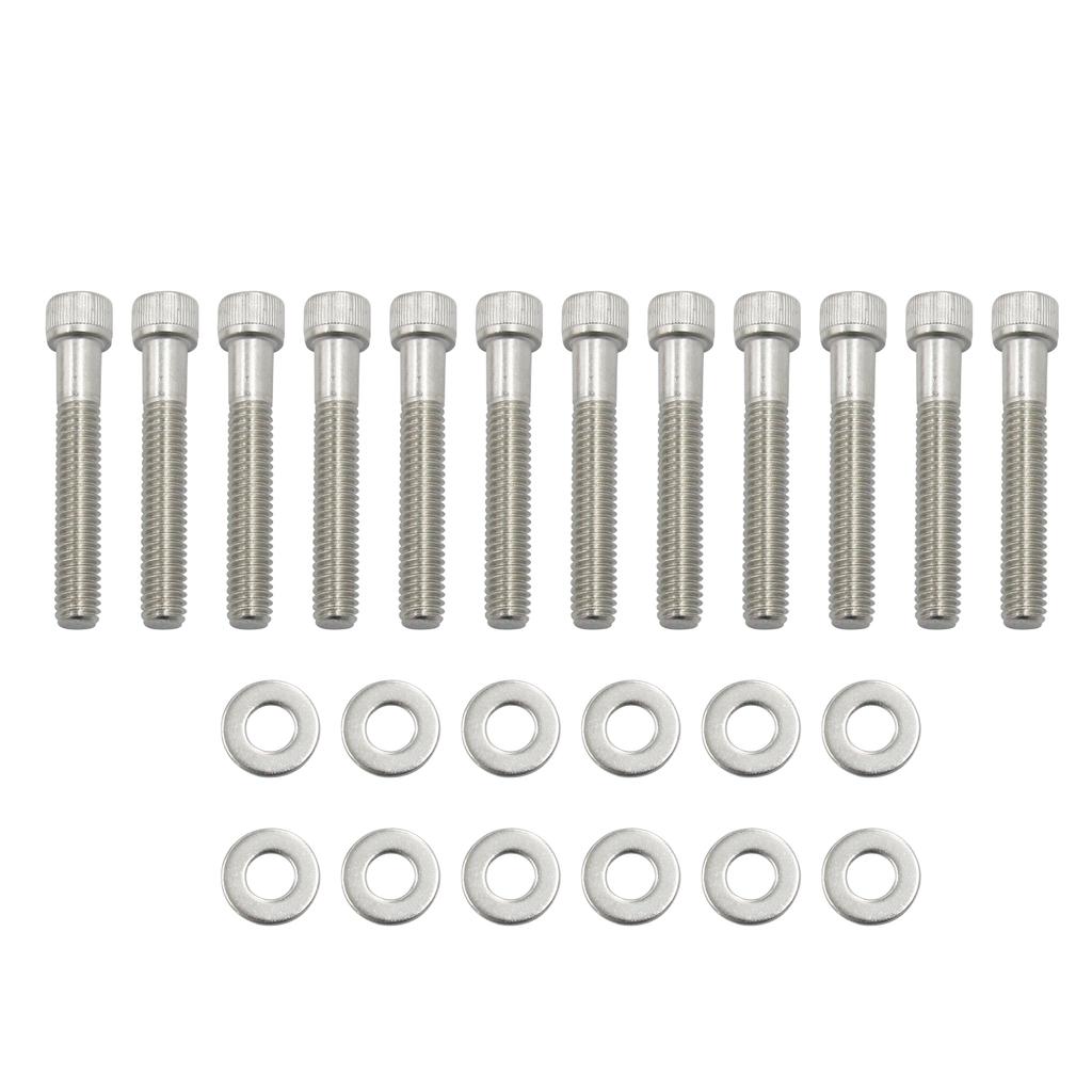 Комплект болтов впускного коллектора SBF из нержавеющей стали для FORD 289 302 5.0L 351W SMALL BLOCK