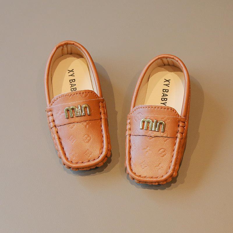 Детская универсальная обувь Doudou для мальчиков и девочек, весенняя детская обувь Tide Single, повседневная, мягкая подошва, одна педаль