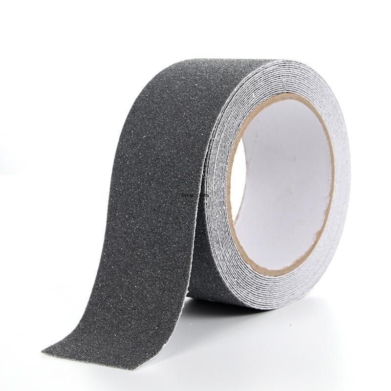 Anti Slip Warning Tapes 2Inch*16FT Heavy Duty Grey Grip Non-Slip Tape High Traction Non-Skid Strips For Stairs Tread Skateboard
