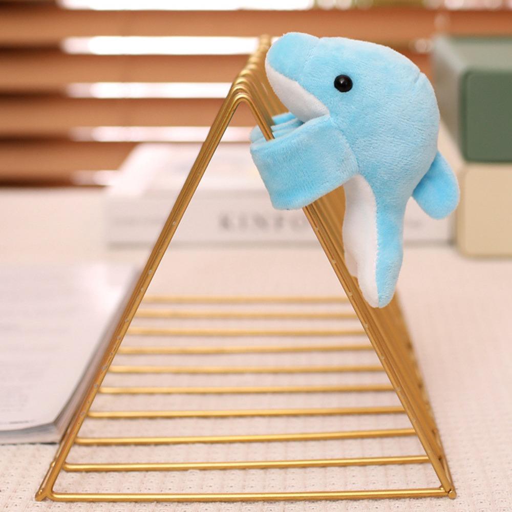 Dolphin Penguin Doll Clap Circle Stuffed Animal Stuffed Slap Snap Plush Hand Circle  Plush Bracelet