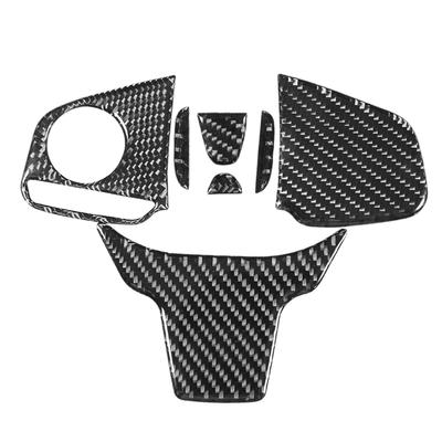 Накладка на панель переключателей кнопок рулевого колеса из углеродного волокна подходит для Honda Civic 10-го поколения FCFK