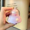 Adorable Pig Projection Keychain Cute Multicolor Plastic Key Accessory Gift
