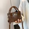 Popular Summer Mini Crocodile Pattern Messenger Bag Simple Casual Texture Korean Version Single Shoulder Small Square Bag Women