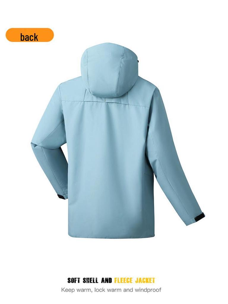 Женская и мужская водонепроницаемая ветрозащитная дождевая куртка с капюшоном 2025 - Новый весенне-осенний костюм для альпинизма на открытом воздухе