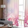 Розовые прозрачные шторы Dream Cherry Blossom для девочек, детей, спальни, кухни, оконные шторы, украшение для дома