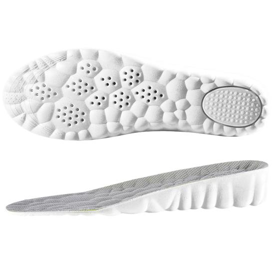 Yousheng 1 Pair Breathable Insoles Moisture-Absorbing Shock Absorbing U-Heel Support Sports Shoes Inserts Comfortable Walking Shoe Insoles