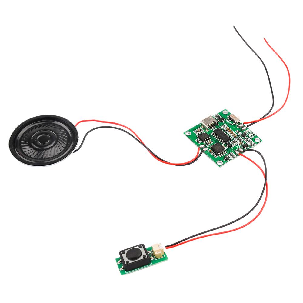 Micro USB 8M Sound Voice Audio Music Recordable Recorder Board Chip Programmable Music Module Greeting Card DIY Tools