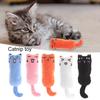 Кошачья плюшевая игрушка, звучащая бумага, встроенная кошачья мята, устойчивая к укусам, чистка зубов в форме животного, домашнее животное