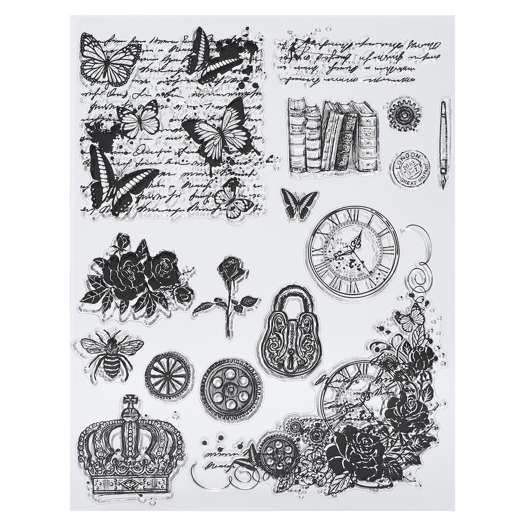 Прозрачный штамп резиновый журнал альбом украшения ручная работа ремесла аксессуары