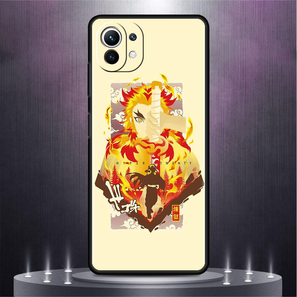Чехол для Xiaomi Mi Poco X3 X4 NFC M3 Mi 11 11T 10 T 9T 12 9 10T Lite силиконовый чехол для телефона Demon Slayer Anime