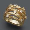 Европейский Плетеный Виноградный Модный Широкий Много Кольцо Женское Гнездо Птицы Кольцо
