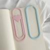 Creative Oversized Paper Clip Love Heart Page Holder Paper Clip Bookmark  School Office Stationery