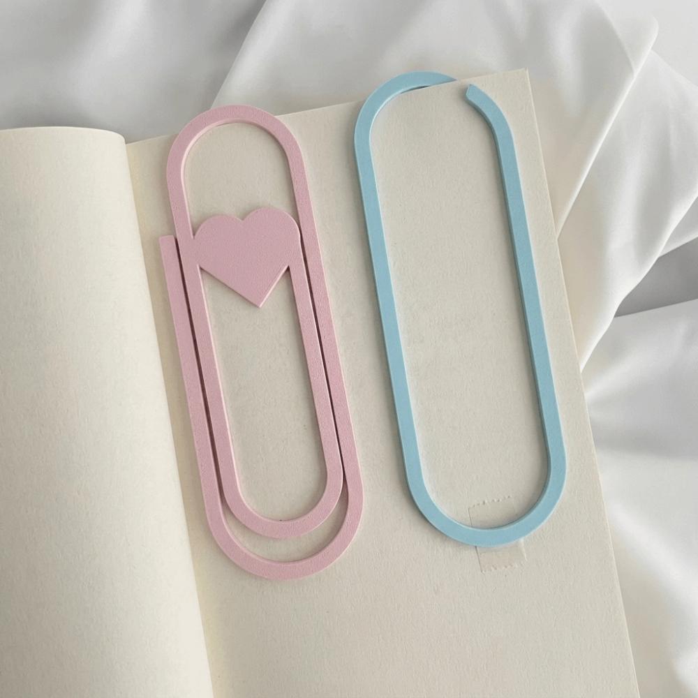 Creative Oversized Paper Clip Love Heart Page Holder Paper Clip Bookmark School Office Stationery