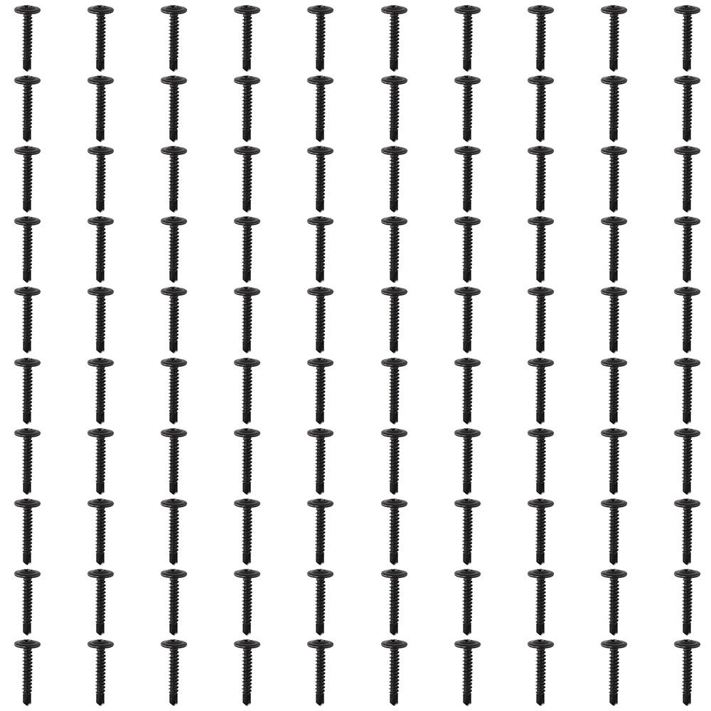 100 шт. Саморезы из углеродистой стали с круглой головкой Саморезы с быстрой головкой Phillips