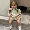 Мягкая силиконовая кукла Reborn для девочек с сосудами 60 см, 3D ткань для рисования, реалистичная ручная работа, длинные волосы, художественный по...