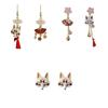 Temperament Animal Tassel Pendent Chinese Women Stud Earrings Drop Earrings Korean Dangle Earrings