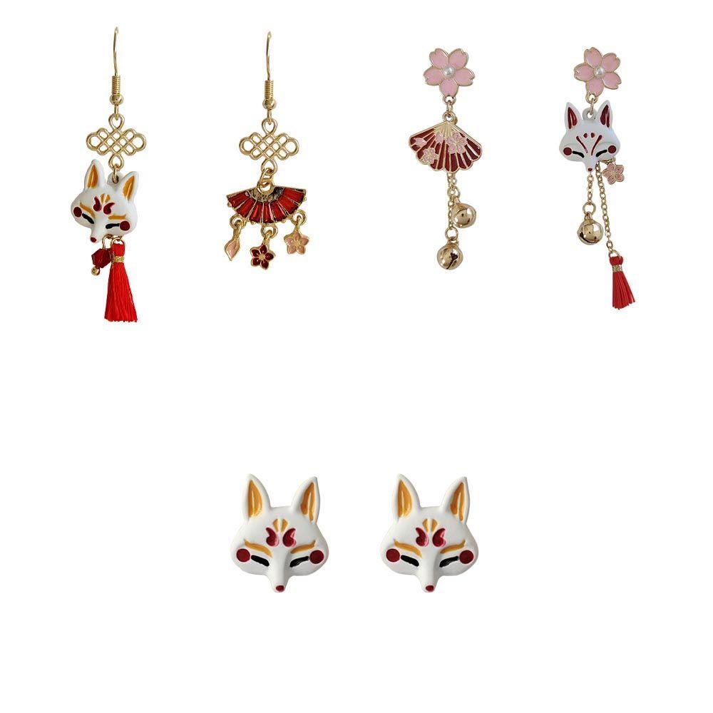 Temperament Animal Tassel Pendent Chinese Women Stud Earrings Drop Earrings Korean Dangle Earrings